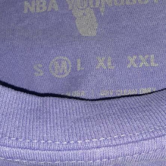 Med Purple YoungBoy NBA  X Vlone Peace Hardly Tee - Picture 3 of 3